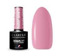 Claresa Esmalte de uñas UV LED Collection Hybrid Manicura Soak Off Nail Polish Color Rosa, nº 8, Fallin Love, 5 ml