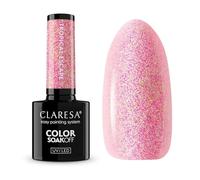 Claresa Esmalte de uñas UV Tropical Escape 7 - delicado rosa brillante con brillo nacarado | esmalte de gel femenino con 3 semanas de duración | apto para UV/LED | Claresa Gel Gel