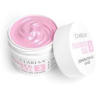 Claresa Gel de construcción de goma de gel de goma, 3 rosas frescas medianas 12 g