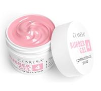 Claresa Gel de construcción de goma de gel de goma, 4 rosas de color magenta medio, 45 g