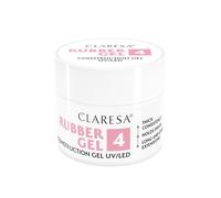Claresa Gel de construcción de goma de gel de goma, 4 rosas malvadas medianas 12 g