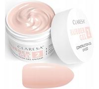 Claresa Gel de construcción de goma de goma, 2 rosas brillantes y cálidas, 45 g
