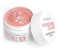 Claresa Gel de construcción de goma de goma UV/LED 6 rosas cálidas 45 g