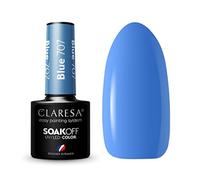 CLARESA SoakOFF 707 - Gel UV/LED, 5 ml, color azul