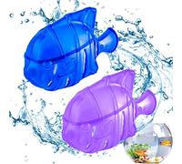 Clarificador de agua para acuario, tratamiento de agua transparente nublado, seguro para peces y plantas de agua dulce y salada, paquete de 2
