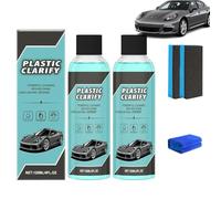 Clarify de plástico para coches, clarificación de plástico, glarify de plástico para coches, cera en aerosol sin agua, detallador para interiores y exteriores de automóviles, para automóviles (2