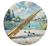 Clarinet 1000 Piece Jigsaw Puzzle For Adults Family Challenge Toys Stress Relief Puzzle Exercise The Memory of The Brain for Men, Women, Elders, Seniors 1000pcs (67.5x67.5cm)