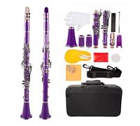 Clarinet Bb Abs B Clarinete Plano Conjunto Ocho Color Opcional Clarinetes (Color : Purple)
