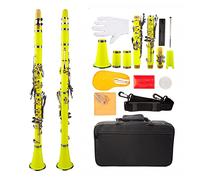 Clarinet Bb Abs B Clarinete Plano Conjunto Ocho Color Opcional Clarinetes (Color : Yellow)