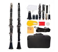 Clarinet Bb Abs B Clarinete Plano Conjunto Ocho Color Opcional (Color : Black)