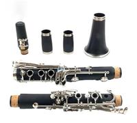Clarinet Clarinet Ebonite/Hard Rubber 17 nickel-plated white copper alloy Keys Woodwind Instrument