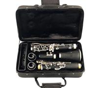 Clarinet Clarinete Bb 17 Tecla De Alpaca ABS Material Del Cuerpo Clarinete(Black)
