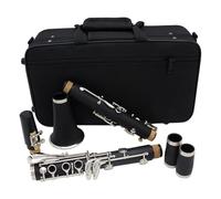 Clarinet Clarinete Bb 17 Teclas 6 Teclas Clarinete Negro Instrumento De Viento De Madera Profesional Con Bolsa De Accesorios