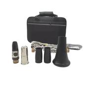 Clarinet Clarinete De Baquelita Bb De 17 Teclas Instrumento De Concierto Con Accesorios