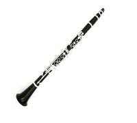 Clarinet Clarinete De Baquelita De Doble Sección B Plano De 17 Teclas/instrumento De Viento Negro Rendimiento De Examen Para Principiantes