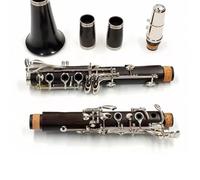 Clarinet Clarinete De Ébano Sib 17 Teclas Clarinete De Ébano Cobre Plata