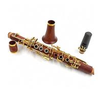Clarinet EB Tone Redwood Clarinet Buen Sonido Clarinetes (Color : Gold plated keys)