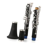 Clarinet para principiantes Clarinete Si Bemol Tubo Negro Baquelita Adulto Principiante Examen 17 18 Teclas(17 keys)