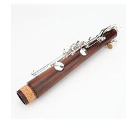 Clarinet para principiantes Placa De Clarinete En Si Bemol De Madera Roja Con 17 Y 18 Teclas Plateadas Instrumentos Musicales Para Clarinete De Madera Roja(18 keys)