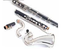 Clarinet Principiante Set Clarinete Bajo De Resina ABS Clarinete Profesional Niquelado Do Bajo/LOWE Sib/Sib(Low-C)