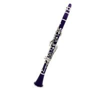 Clarinet Principiante Set Clarinete En Si Bemol Morado Clarinete Para Principiantes En Si Bemol Para Orquestas Escolares Adultos Con Soporte De Carcasa Rígida Guantes(Clarinet)