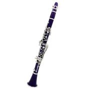 Clarinet Principiante Set Clarinete Morado Clarinete En Si Bemol Para Principiantes Para Orquestas Escolares Adultos Con Soporte De Carcasa Rígida Guantes Parte(Set)