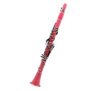 Clarinet Principiante Set Clarinete Rosa Clarinete En Si Bemol Para Principiantes Para Orquestas Escolares Adultos Con Soporte De Carcasa Rígida Guantes Parte(Clarinet)