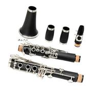 Clarinet principiantes 1 B Clarinete Agudo Plano Material De Baquelita Plateado Hermoso Adecuado Para Grados De Juego