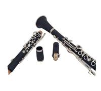 Clarinet principiantes Clarinete Alemán G Tune 18/20 Teclas Clarinete Material Del Cuerpo De Resina Llave Niquelada (Color : 18)