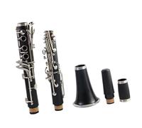 Clarinet principiantes Clarinete De Grado Principiante Con Tono Preciso Y Excelentes Teclas Niqueladas, Instrumento Básico De Clarinete En Si Bemol.