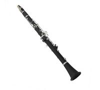 Clarinet principiantes Clarinete De Madera De 17 Teclas Con Correa De Tela B Clarinete Plano Instrumento Musical De Orquesta Negro Para Principiantes