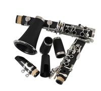 Clarinet principiantes Clarinete Eb Plano De 17 Teclas, Adecuado Para Principiantes, Lección De Aprendizaje Musical, Instrumento De Viento De Madera Con Piezas