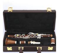 Clarinet principiantes Clarinete Profesional Eb 17 Teclas Clarinete De Palisandro Mi Bemol Tono Dulce