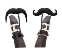 Clarinet-Stache 2.0 - [Paquete de 2] Bigote con clip para clarinete, XL y versión combinada de manillar, por Brasstache