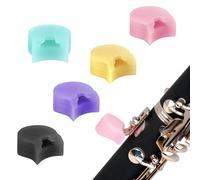 Clarinet Thumb Rest Cushion - Silicona Clarinet Thumb Pad (5-Pack) | Arc Design Comfortable Finger Rest For Clarinèt Oboe | Protector Pad For Long Playing Sessions, Instrument Accessory