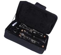 Clarinet Woodwind Instrument B Flat Durable Resin Tube Body 17 Nickel Plated Keys Instrumentos De Clarinete