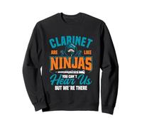 Clarinete Are Like Ninjas You Can´t Hear Us But We´re There Sudadera