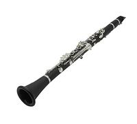 Clarinete B-flat, Ebonite Bb Clarinete, Clarinete 17 Teclas Niqueladas, Clarinete Profesional Con Estuche Barriles Cojín, Negro, For Estudiantes Principiantes
