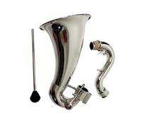 clarinete bajo 1 Juego de campana de clarinete bajo C bajo y cuerpo de cuproníquel chapado para reparación