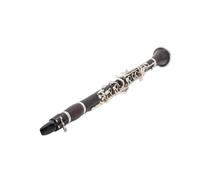 clarinete bajo 17 teclas BB tono ébano madera Bb clarinete instrumentos de viento de madera fácil de soplar genial