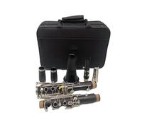 clarinete bajo Banda de examen para principiantes que toca clarinete 17 teclas que caen Tune B/material del cuerpo de tubo de baquelita clarinete instrumento de viento de madera