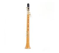 clarinete bajo Clarinete Alto Principiante Adulto Occidental Mini Instrumento Musical Excelente Rendimiento(Yellow)
