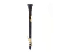 clarinete bajo Clarinete Alto Principiante Adulto Occidental Mini Instrumento Musical Excelente Rendimiento(Black)