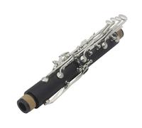 clarinete bajo Clarinete B plano cuerpo de baquelita 17 llavero 6 teclas clarinete principiante adulto tocando instrumento de viento negro
