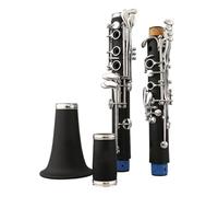 clarinete bajo Clarinete B plano tubo negro baquelita adultos principiantes examen de nivel de entrada profesional 17 teclas