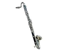clarinete bajo Clarinete bajo E bajo Instrumento de clarinete bajo ABS Tono rico ajustable pulido a mano
