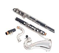clarinete bajo Clarinete bajo Las teclas de clarinete profesional están niqueladas Low-C