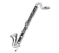 clarinete bajo Clarinete bajo Si clarinete plano instrumento material de baquelita clarinete de rendimiento para principiantes