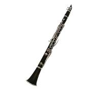clarinete bajo Clarinete Bb 17 teclas B instrumentos musicales planos tubo de baquelita clarinete niquelado