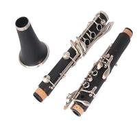 clarinete bajo Clarinete Bb 17 teclas Si bemol instrumentos musicales tubo de baquelita clarinete niquelado que crea un sonido general